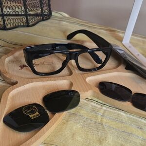 Ray-Ban Black Interchangeable-Lens Protective Eyewear